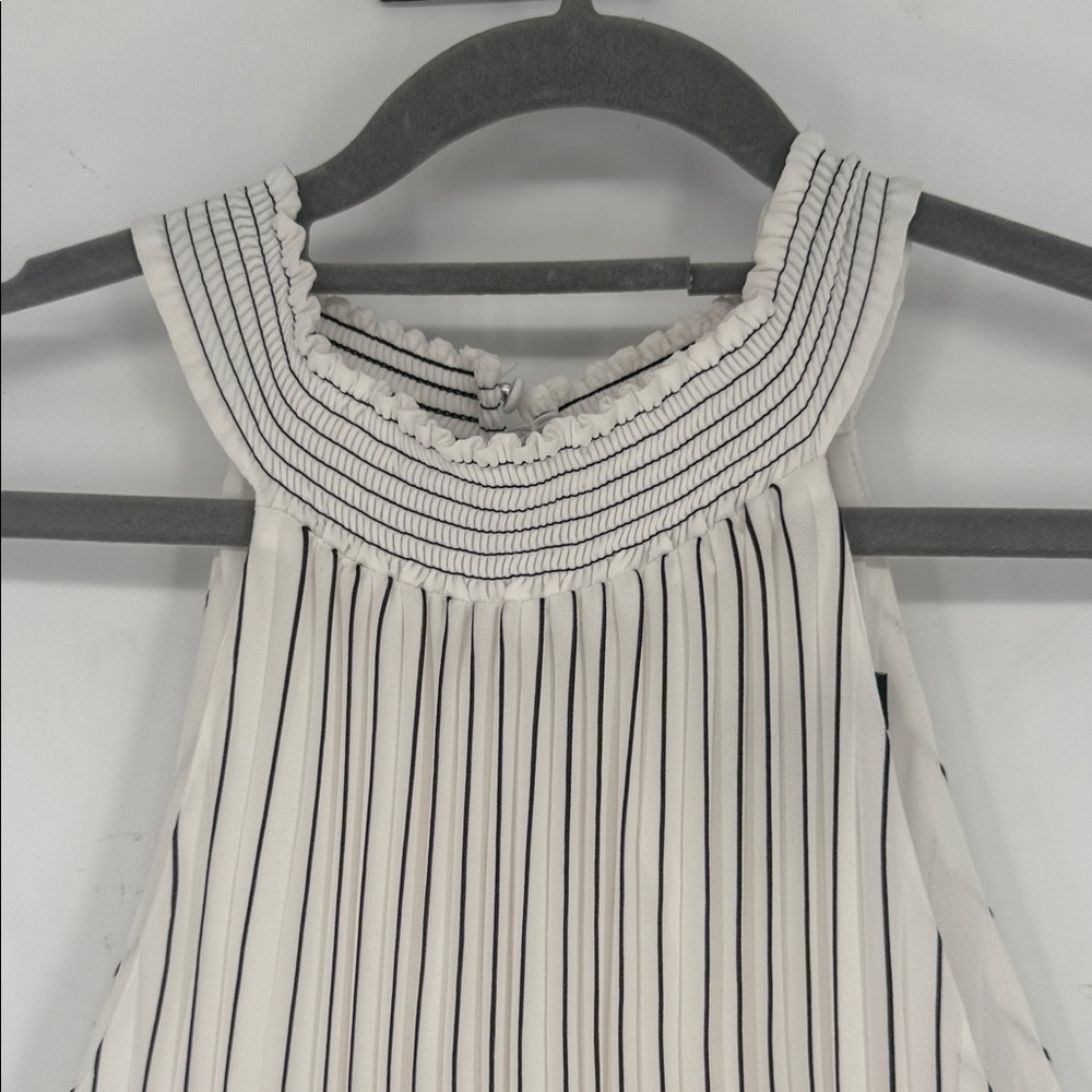 WHBM Pleated Midi Halter Dress size 14 - Picture 8 of 14